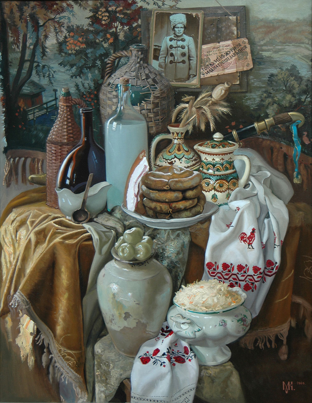 «Присвята Н. Махну». 2009. Полотно, олія